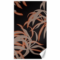 Leaf Leaves Pattern Print Canvas 40  X 72 