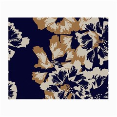 Abstract Flowers Background Pattern Small Glasses Cloth (2 Sides)