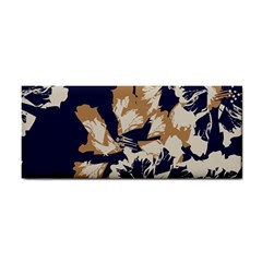 Abstract Flowers Background Pattern Hand Towel by Ravend