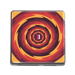 Illustration Door Abstract Concentric Pattern Memory Card Reader (square 5 Slot) by Ravend