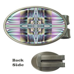 Modern Art Abstract Pattern Money Clips (oval) 