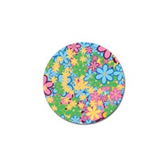 Flower Spring Background Blossom Golf Ball Marker (4 Pack) by Ravend