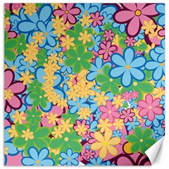 Flower Spring Background Blossom Canvas 20  X 20 