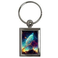 Abstract Galactic Key Chain (Rectangle)