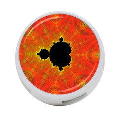 Fractal Mandelbrot Set Pattern Art 4-port Usb Hub (one Side)