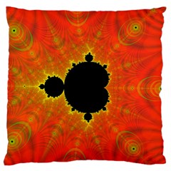 Fractal Mandelbrot Set Pattern Art Large Flano Cushion Case (one Side)