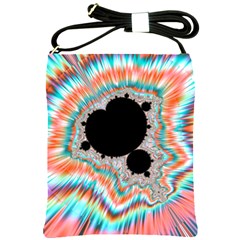 Fractal Abstract Background Shoulder Sling Bag