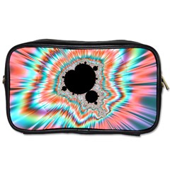 Fractal Abstract Background Toiletries Bag (one Side)