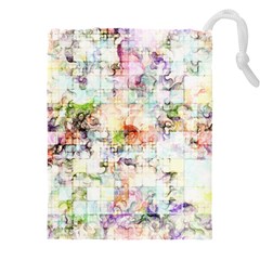 Dirt Puzzle Scrap Book Background Drawstring Pouch (5xl)