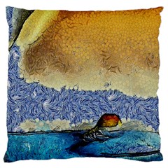 Abstract Painting Art Texture Standard Flano Cushion Case (two Sides)