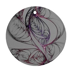 Abstract Background Watercolor Round Ornament (two Sides)