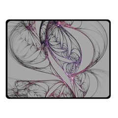 Abstract Background Watercolor Double Sided Fleece Blanket (small)