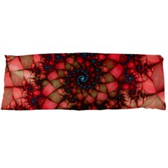 Fractals Abstract Art Red Spiral Body Pillow Case Dakimakura (two Sides)