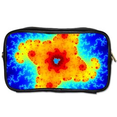 Fractal Starfish Mandelbrot Blue Toiletries Bag (two Sides)