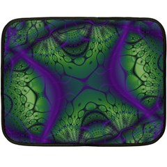 Fractal Abstract Art Pattern Fleece Blanket (mini)