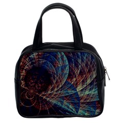 Fractal Abstract Art Classic Handbag (two Sides)