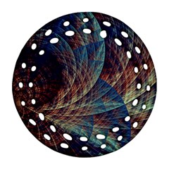 Fractal Abstract Art Ornament (round Filigree)