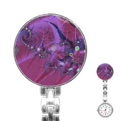 Fractal Math Abstract Abstract Art Stainless Steel Nurses Watch