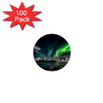 Aurora Borealis Photo 1  Mini Buttons (100 pack)  Front