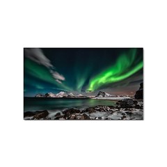 Aurora Borealis Photo Sticker Rectangular (100 pack)