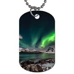 Aurora Borealis Photo Dog Tag (Two Sides)