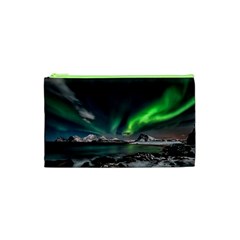 Aurora Borealis Photo Cosmetic Bag (xs) by danenraven