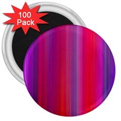 Multicolored Abstract Linear Print 3  Magnets (100 Pack) by dflcprintsclothing