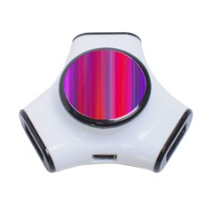 Multicolored Abstract Linear Print 3-port Usb Hub by dflcprintsclothing