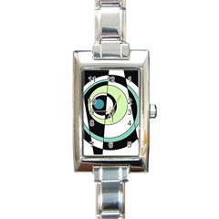 Abstraction 73 Rectangle Italian Charm Watch