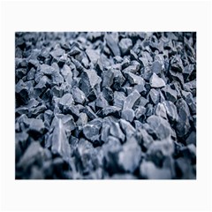 Rocks Stones Gray Gravel Rocky Material  Small Glasses Cloth (2 Sides) by artworkshop