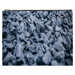 Rocks Stones Gray Gravel Rocky Material  Cosmetic Bag (xxxl) by artworkshop