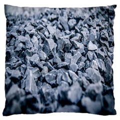 Rocks Stones Gray Gravel Rocky Material  Standard Flano Cushion Case (one Side) by artworkshop