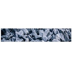 Rocks Stones Gray Gravel Rocky Material  Large Flano Scarf  by artworkshop