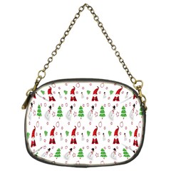 Santa Claus Snowman Christmas  Chain Purse (one Side) by artworkshop