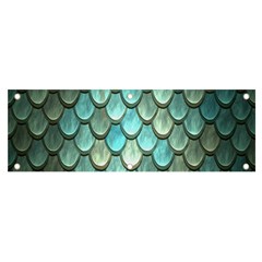 Scales Backdrop Texture Banner And Sign 6  X 2  by artworkshop