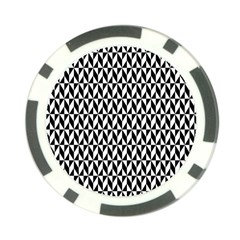 Seamless Abstract Geometric Pattern Background Poker Chip Card Guard (10 pack)