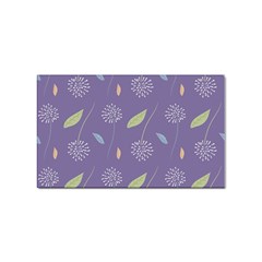 Seamless Pattern Floral Background Violet Background Sticker Rectangular (10 Pack) by artworkshop