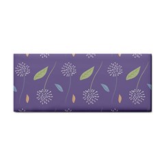 Seamless Pattern Floral Background Violet Background Hand Towel by artworkshop