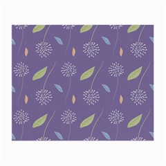 Seamless Pattern Floral Background Violet Background Small Glasses Cloth (2 Sides) by artworkshop