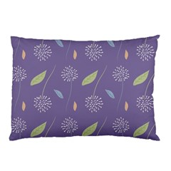 Seamless Pattern Floral Background Violet Background Pillow Case (two Sides) by artworkshop