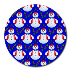 Seamless Repeat Repeating Pattern Round Mousepad by artworkshop