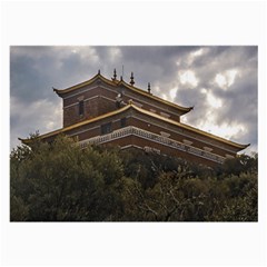 Buddhist Temple, Lavalleja, Uruguay Large Glasses Cloth (2 Sides) by dflcprintsclothing