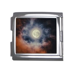 Dark Full Moonscape Midnight Scene Mega Link Italian Charm (18mm) by dflcprintsclothing