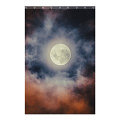 Dark Full Moonscape Midnight Scene Shower Curtain 48  X 72  (small)  by dflcprintsclothing