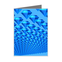 Diamond Pattern Mini Greeting Card by Sparkle