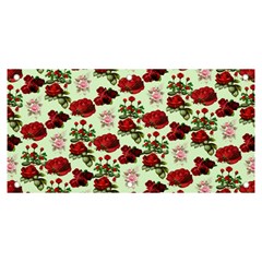 Flowers Pattern Banner And Sign 6  X 3  by Sparkle