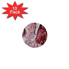 Cora; abstraction 1  Mini Buttons (10 pack) 