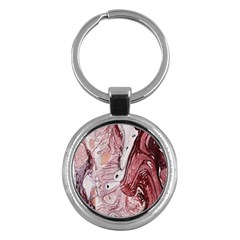 Cora; abstraction Key Chain (Round)