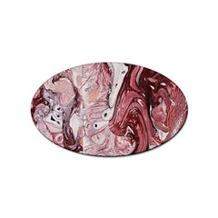 Cora; abstraction Sticker (Oval)