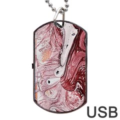 Cora; abstraction Dog Tag USB Flash (One Side)